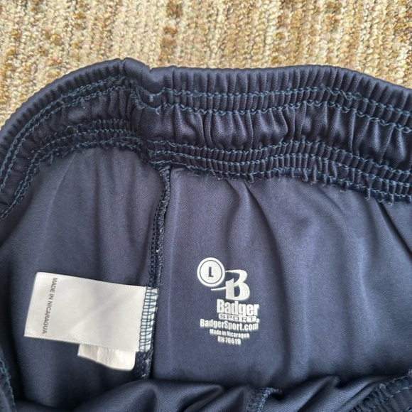 BADGER SPORT PRE-OWNED MENS BLUE POLYESTER UNITED STATES NAVAL ACADEMY SHORTS L - Picture 6 of 8